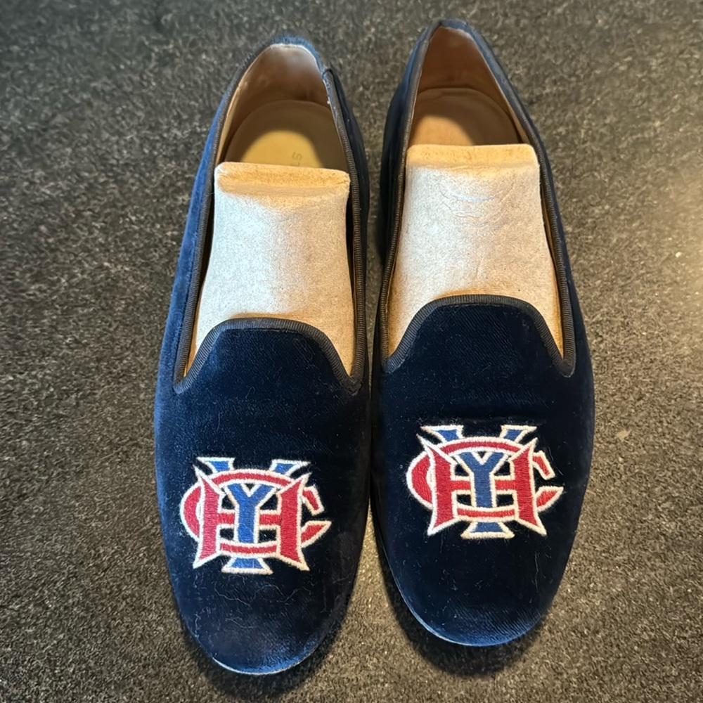 Stubbs & Wooton women’s HYC habana yacht club slipper platter size 7